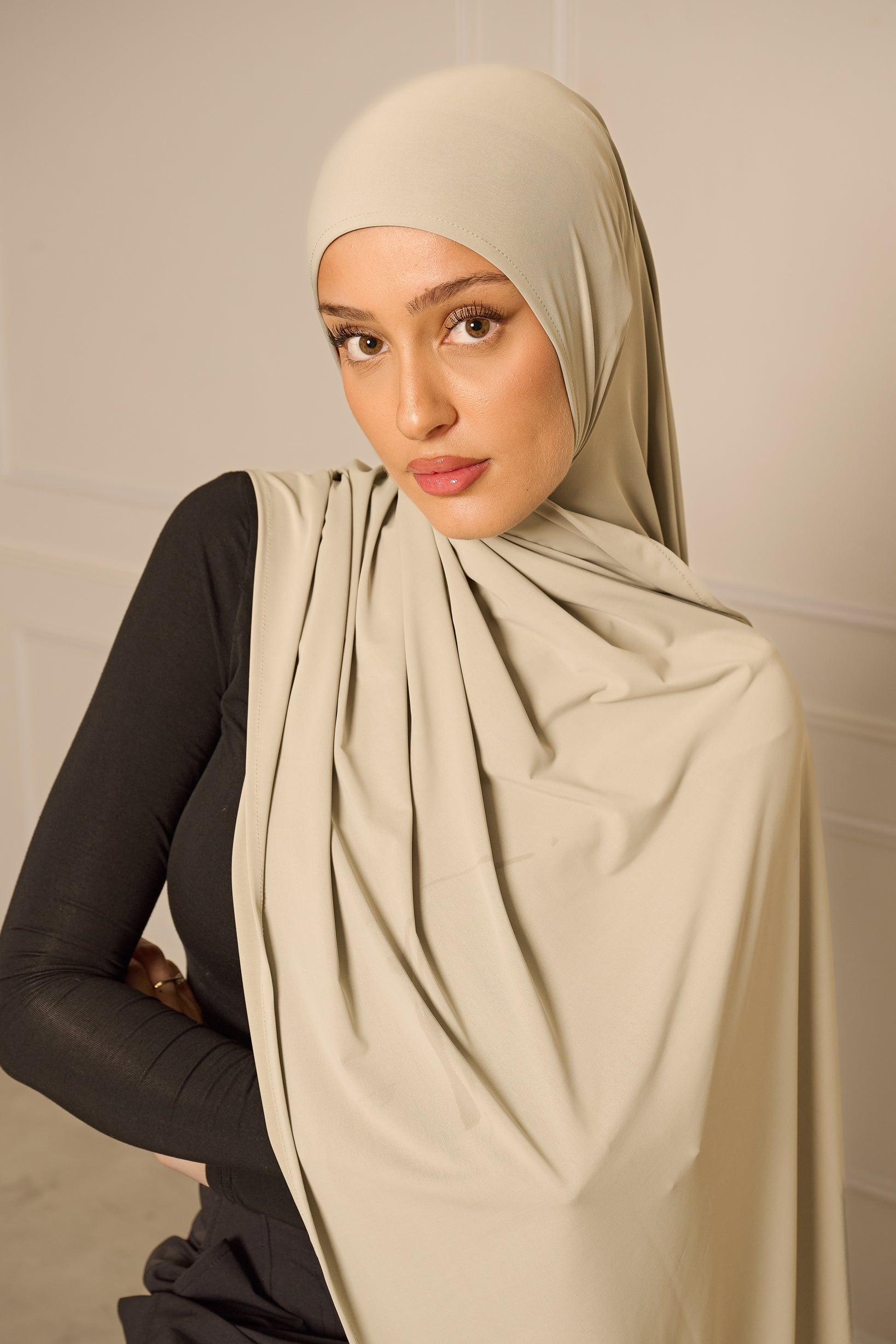 Liquid Jersey Hijab - Shades of Green